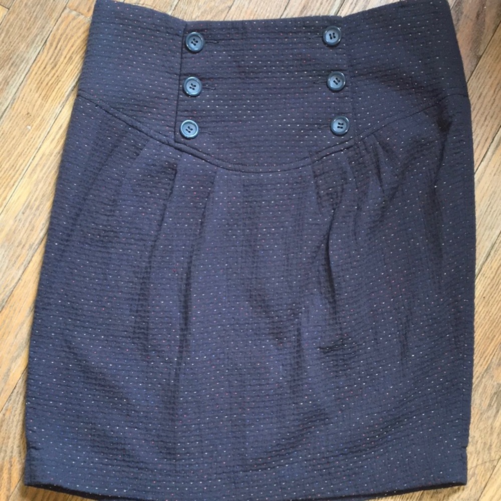 Sailor skirt w/ gray & multi-colored thread